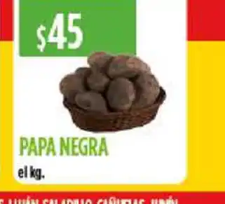 Supermercados Vea Papa Negra oferta