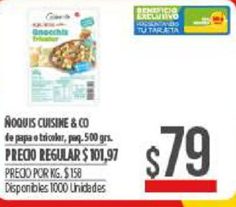 Supermercados Vea ñoquis Cuisine & Co oferta