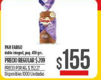 Supermercados Vea Pan Fargo oferta