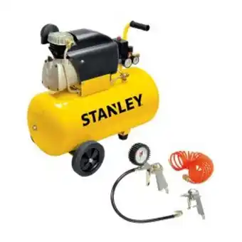 Pinturerías Rex Compresor de aire stanley 50l 2hp inflar pintar + kit accesorios oferta