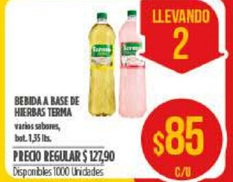 Supermercados Vea Bebida A Base de Hierbas Terma oferta