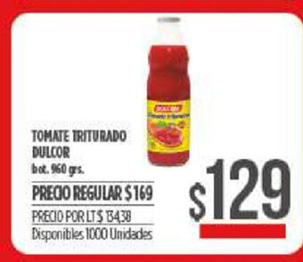 Supermercados Vea Tomate Triturado Dulcor oferta