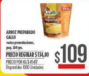 Supermercados Vea Arroz Preparado Gallo oferta