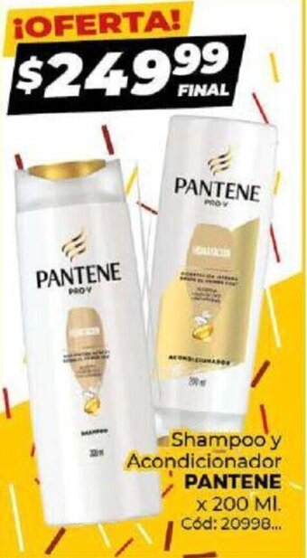 Diarco Pantene Shampoo y Acondicionador x 200 ml oferta