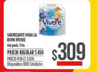 Supermercados Vea Suavizante Para La ropa Vívere oferta