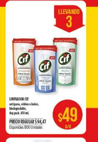 Supermercados Vea Limpiador CIF oferta