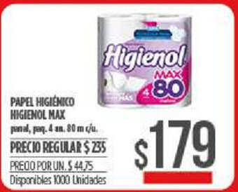 Supermercados Vea Papel Higiènico Higienol Max oferta