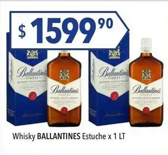 Hergo Whisky Ballantines Estuche x 1lt oferta