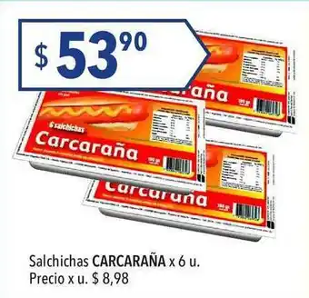 Hergo Salchichas Carcaraña x 6u oferta