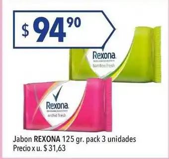 Hergo Jabon Rexona x 125gr oferta