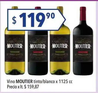 Hergo Vino Moutier Tinto-Blanco x 1125cc oferta