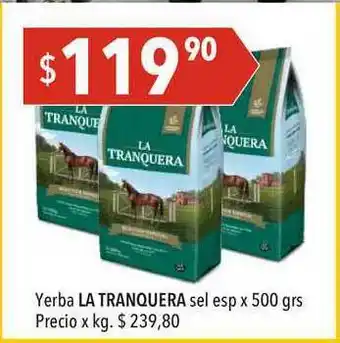 Hergo Yerba La Tranquera x 500grs oferta