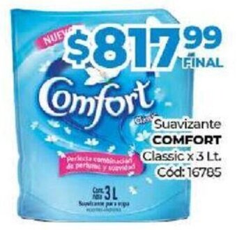 Diarco Comfort Suavizante Classic x 3 Lt. oferta