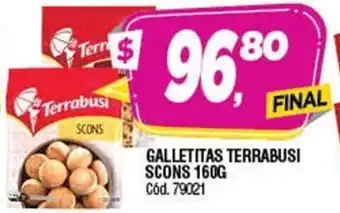 Supermercados Yaguar Terrabusi Galletitas Scons 160 g oferta