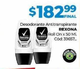 Diarco Desodorante Antitranspirante Rexona oferta