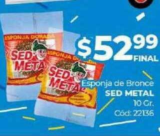 Diarco Esponja De Bronce Sed Metal oferta