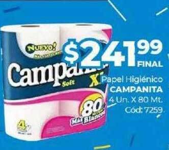 Diarco Papel Higiénico Campanita oferta