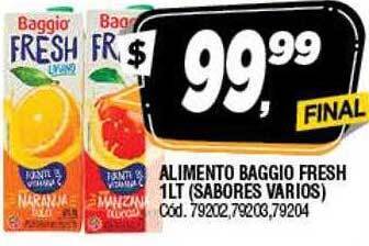 Supermercados Yaguar Alimento Baggio Fresh Sabores Varios oferta