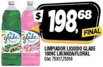 Supermercados Yaguar Limpiador Liquido Glade Lavanda-floral oferta