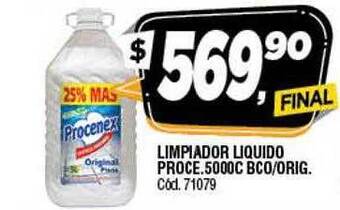 Supermercados Yaguar Limpiador Liquido Proce. Bco-orig oferta