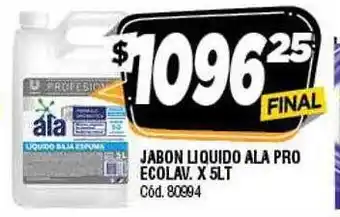 Supermercados Yaguar Jabon Liquido Ala Pro Ecolav oferta