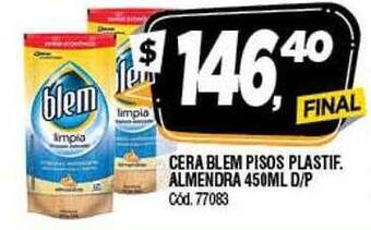 Supermercados Yaguar Cera Blem Pisos Plastif Almendra oferta