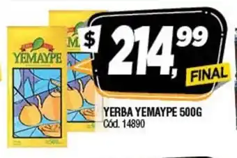 Supermercados Yaguar Yemaype Yerba 500 g oferta