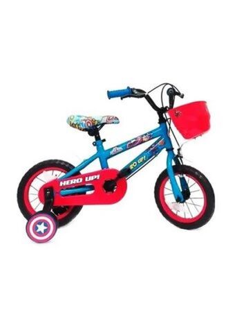 El Mundo del Juguete Bicicleta infantil r12 ruedas goma con rayos capitan america oferta