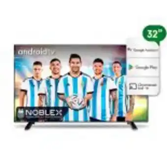 Novogar Smart tv noblex 32" hd android tv q-core full browser netflix oferta
