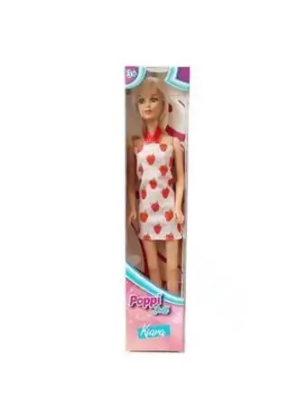 El Mundo del Juguete Muñeca kiara vestido blanco con frutillas coleccionable original oferta
