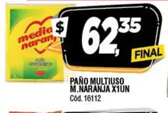 Supermercados Yaguar Paño Multiuso M. Naranja x 1Un oferta