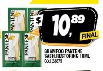 Supermercados Yaguar Pantene Shampoo Sach.Restoring 10ml oferta