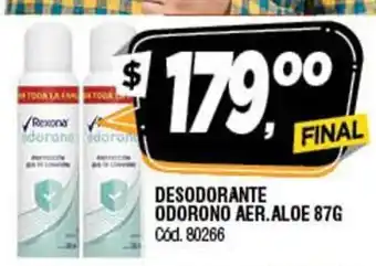 Supermercados Yaguar Odorono AER. Desodorante Aloe 87g oferta