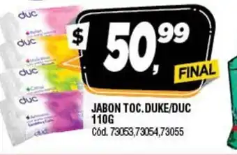 Supermercados Yaguar Duke Jabon Toc./Duc 110g oferta