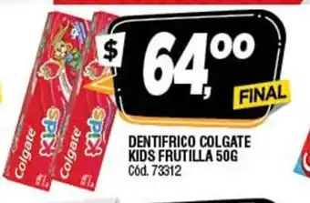 Supermercados Yaguar Colgate Dentifrico Kids Frutilla 50g oferta