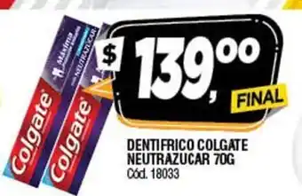 Supermercados Yaguar Colgate Dentifrico Neutrazucar 70g oferta