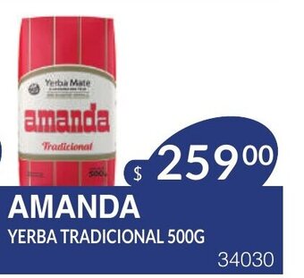 Masivos Amanda Yerba Tradicional 500g oferta