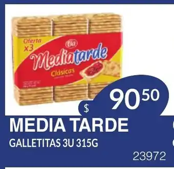 Masivos Media Tarde Galletitas 3U 315G oferta