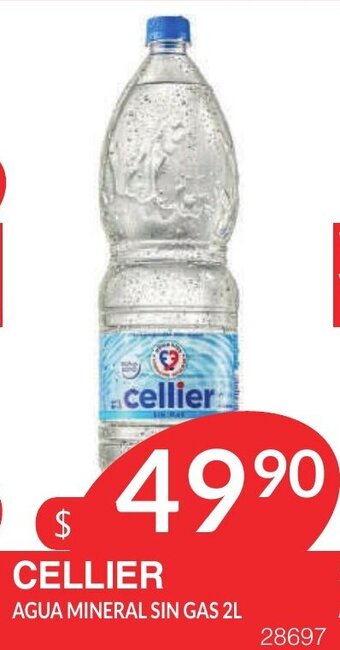 Masivos Cellier Agua Mineral Sin Gas 2L oferta