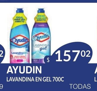 Masivos Ayudin Lavandina En Gel 700C oferta