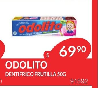 Masivos Odolito Dentifrico Frutilla 50G oferta