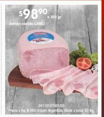 Disco Jamón Cocido Lario oferta