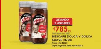 Disco Nescafe Dolca Y Dolca Suave oferta