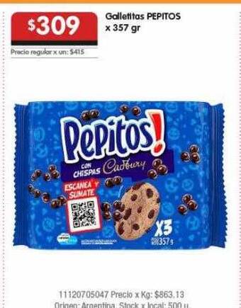 Disco Galletitas Pepitos oferta