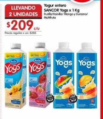 Yogur Entero Sancor Yogs
