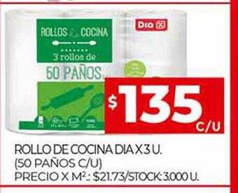 Supermercados DIA Rollo De Cocina Dia oferta