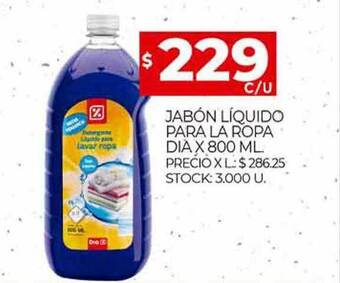 Supermercados DIA Jabón Líquido Para La Ropa Dia oferta