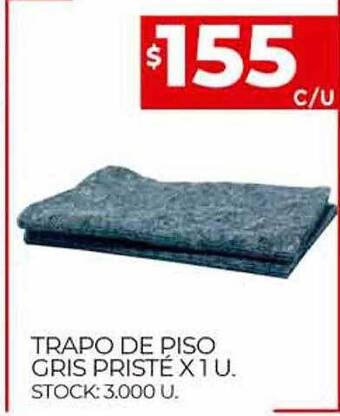 Supermercados DIA Trapo De Piso Gris Pristé oferta