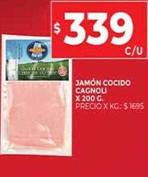 Supermercados DIA Jamón Cocido Cagnoli oferta