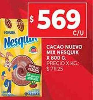 Supermercados DIA Cacao Nuevo Mix Nesquik oferta